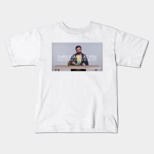 Chris Stares At You While Eating A Plate Of Nachos | 2018 Edition Kids T-Shirt